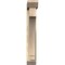 Ekena Millwork Imperial Slat Rough Sawn Bracket w/ Offset Brace, Douglas Fir, 6"W x 28"D x 40"H BKT0604X28X40IMP06RDF - alternate 4